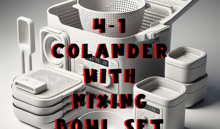 4-1 Colander with Mixing Bowl Set